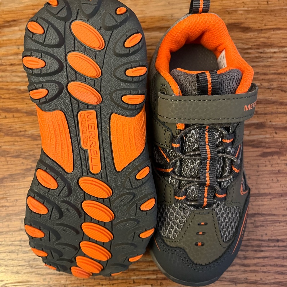 Merrell Kids' Gray and Orange Shoes